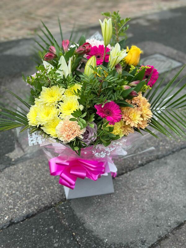 Flowers delivered to customer