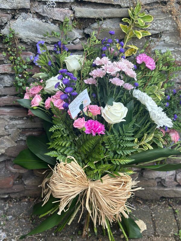 Flowers delivered to customer