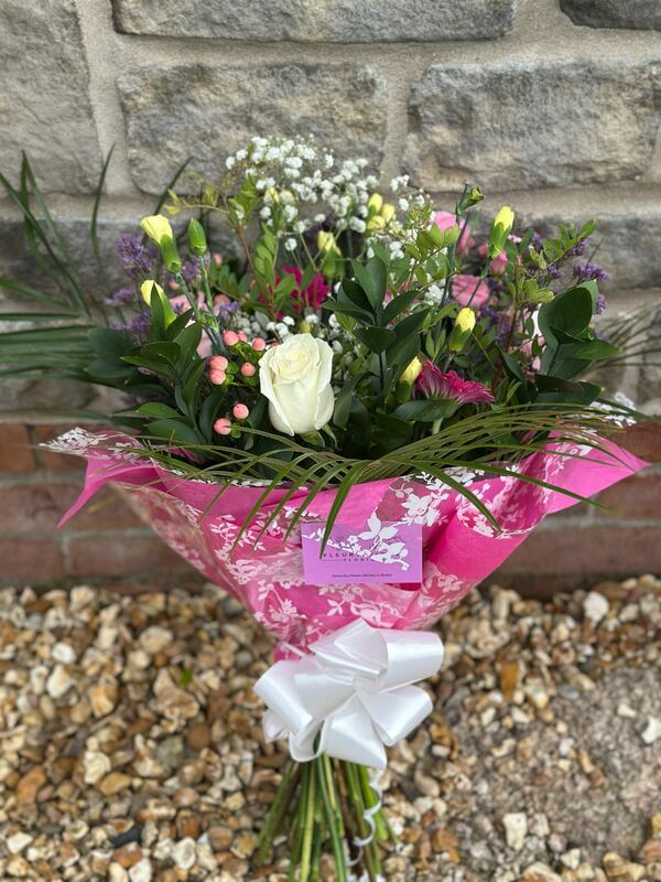 Flowers delivered to customer