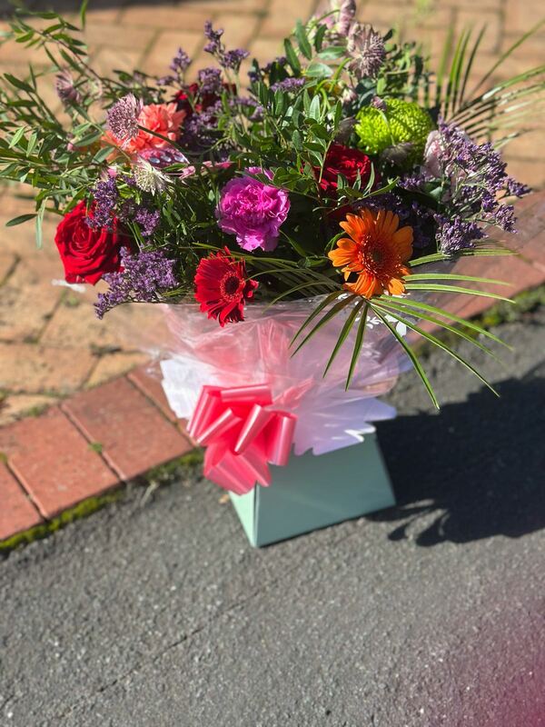 Flowers delivered to customer