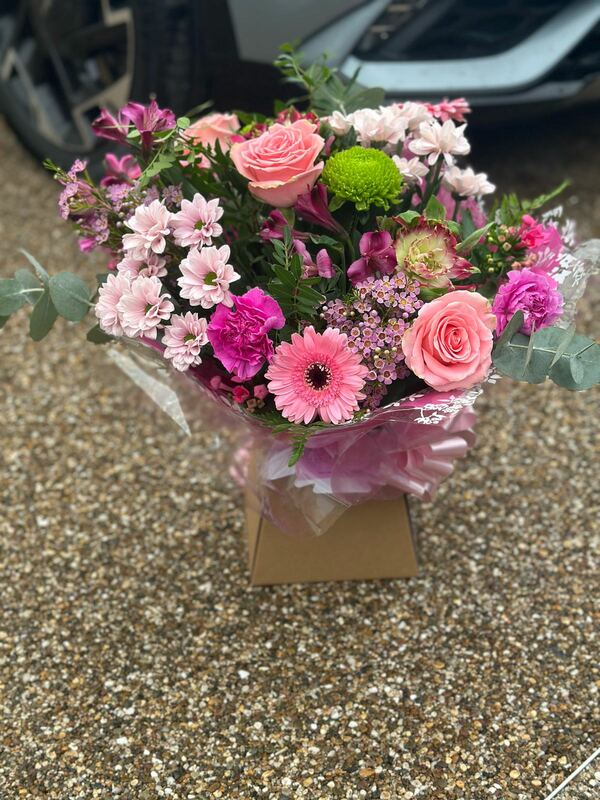 Flowers delivered to customer