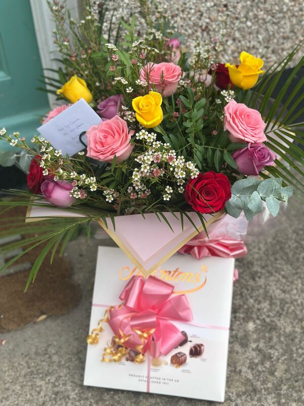 Flowers delivered to customer