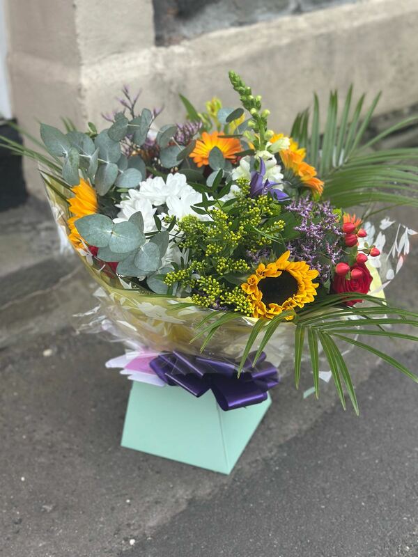 Flowers delivered to customer