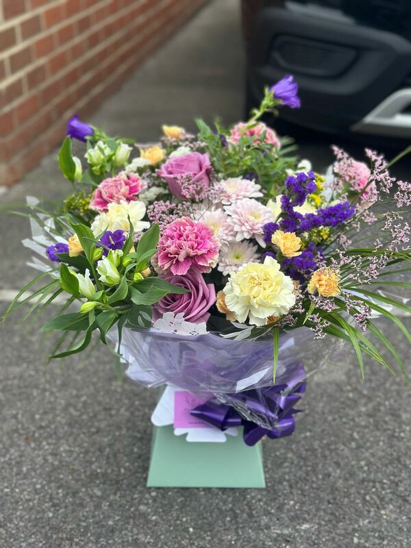 Flowers delivered to customer
