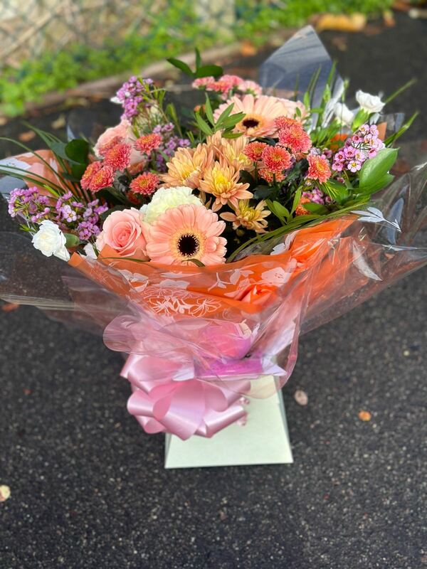 Flowers delivered to customer