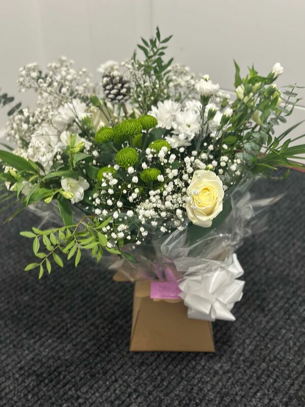 Flowers delivered to customer