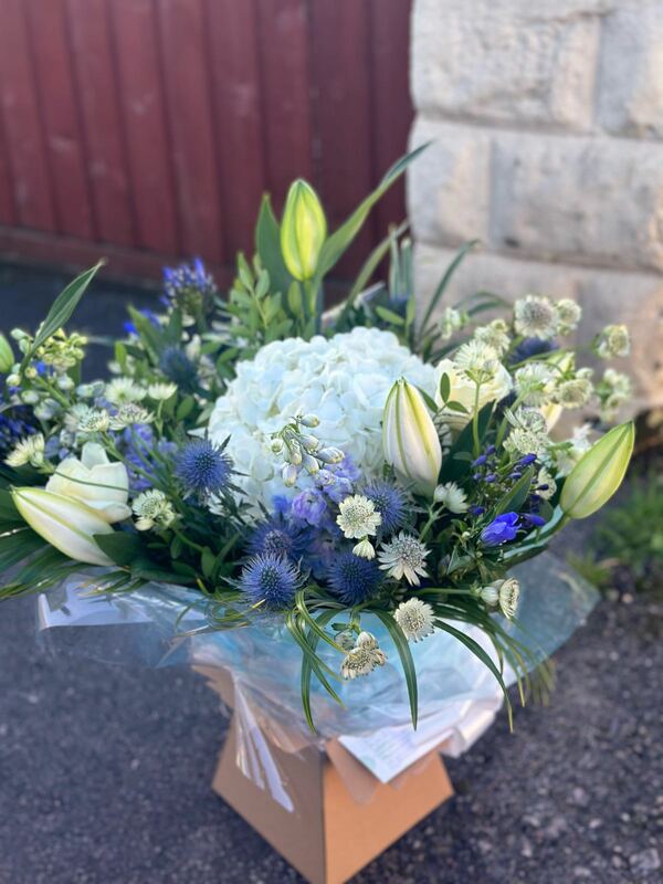 Flowers delivered to customer