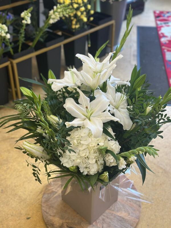 Flowers delivered to customer