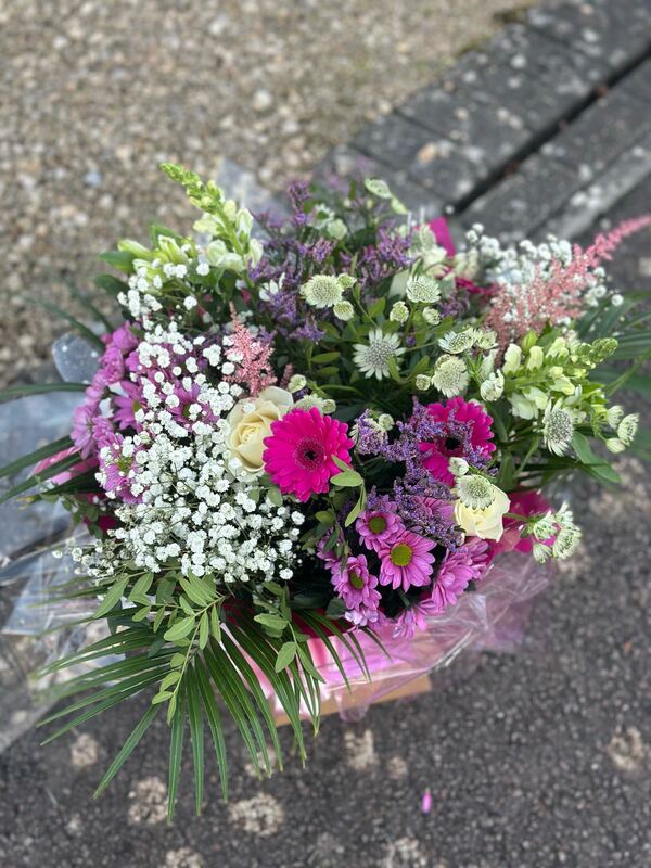 Flowers delivered to customer