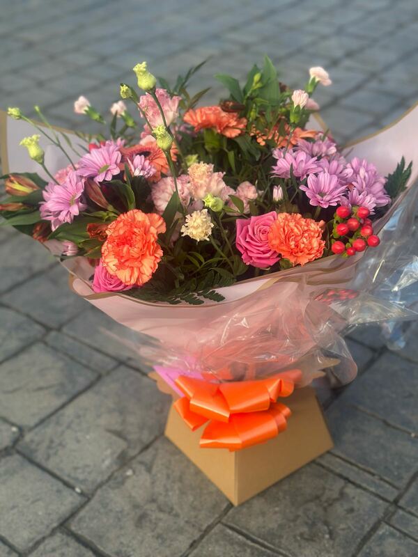 Flowers delivered to customer