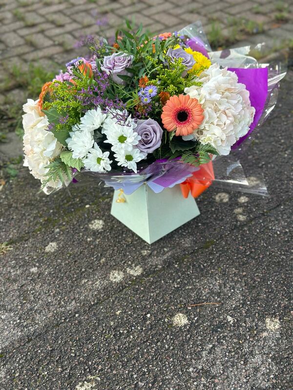 Flowers delivered to customer