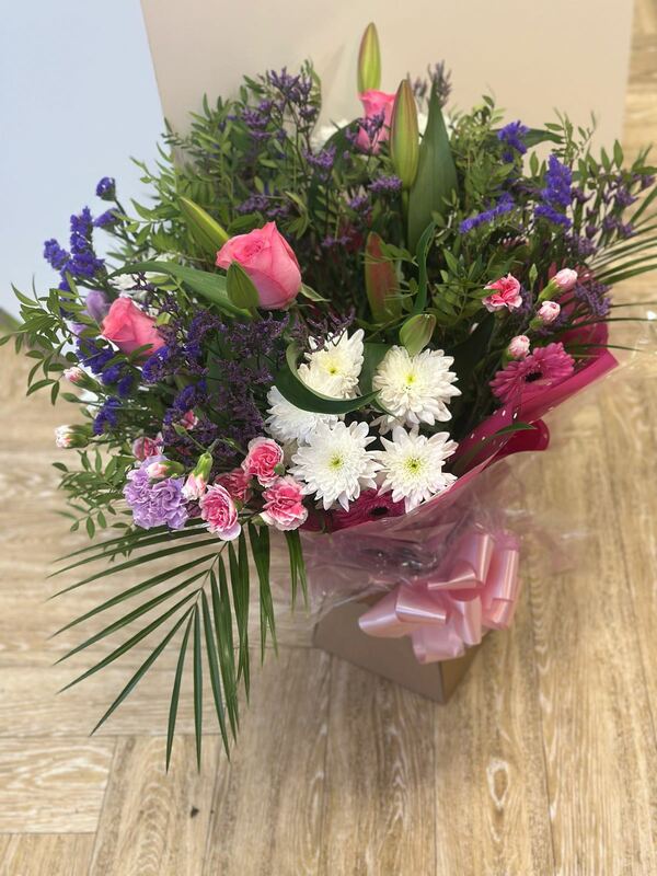 Flowers delivered to customer