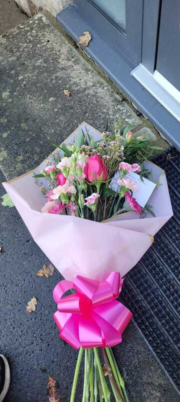 Flowers delivered to customer