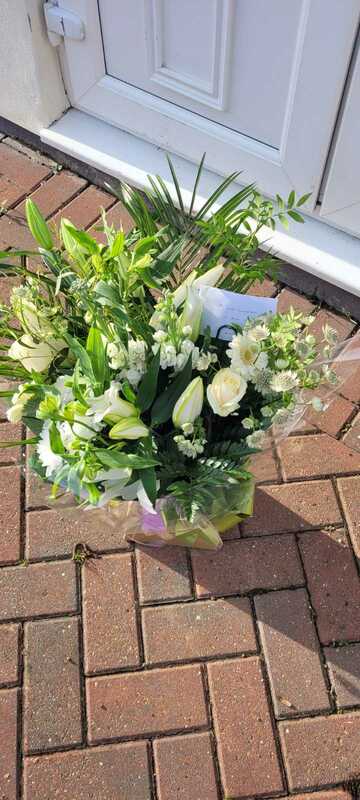 Flowers delivered to customer