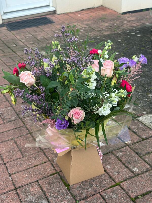 Flowers delivered to customer