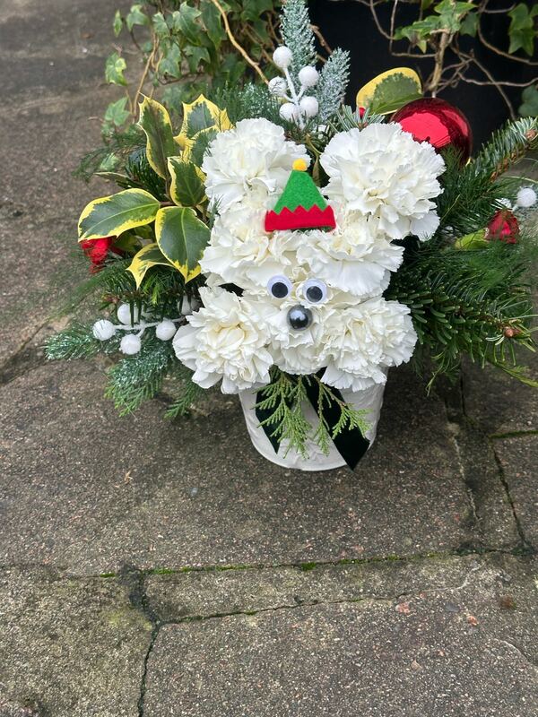 Flowers delivered to customer