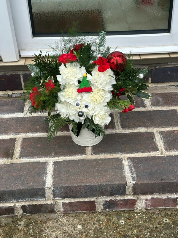 Flowers delivered to customer