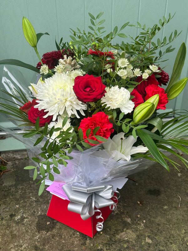 Flowers delivered to customer