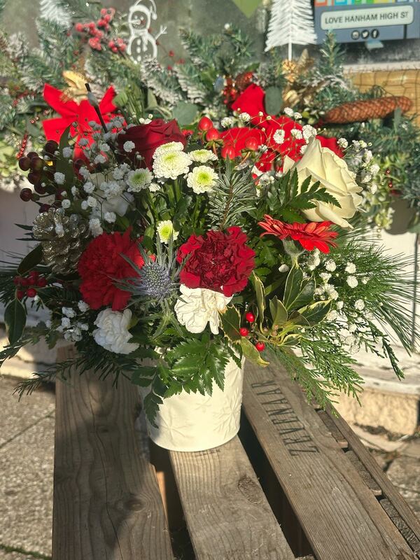 Flowers delivered to customer