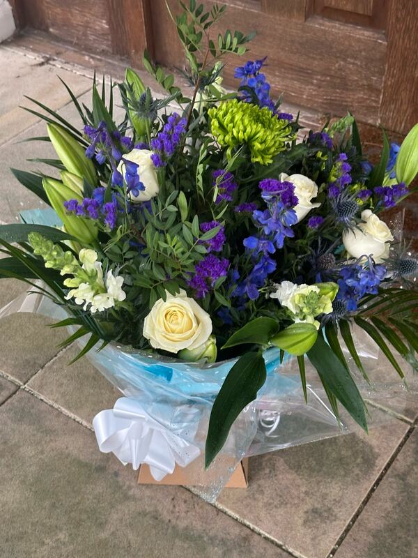 Flowers delivered to customer