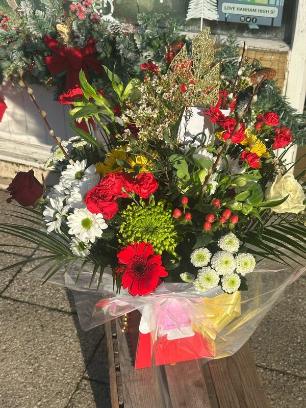 Flowers delivered to customer