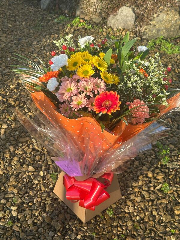 Flowers delivered to customer