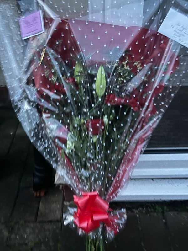 Flowers delivered to customer