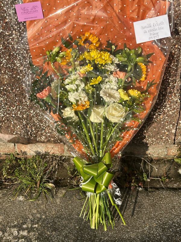 Flowers delivered to customer