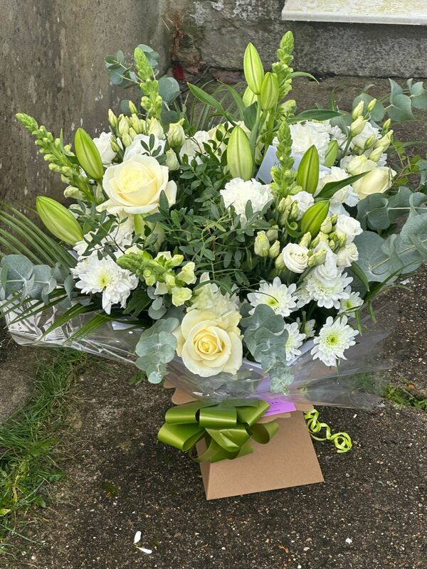 Flowers delivered to customer