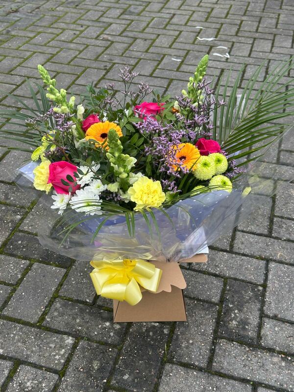Flowers delivered to customer