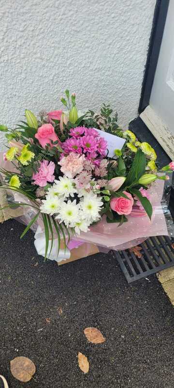 Flowers delivered to customer