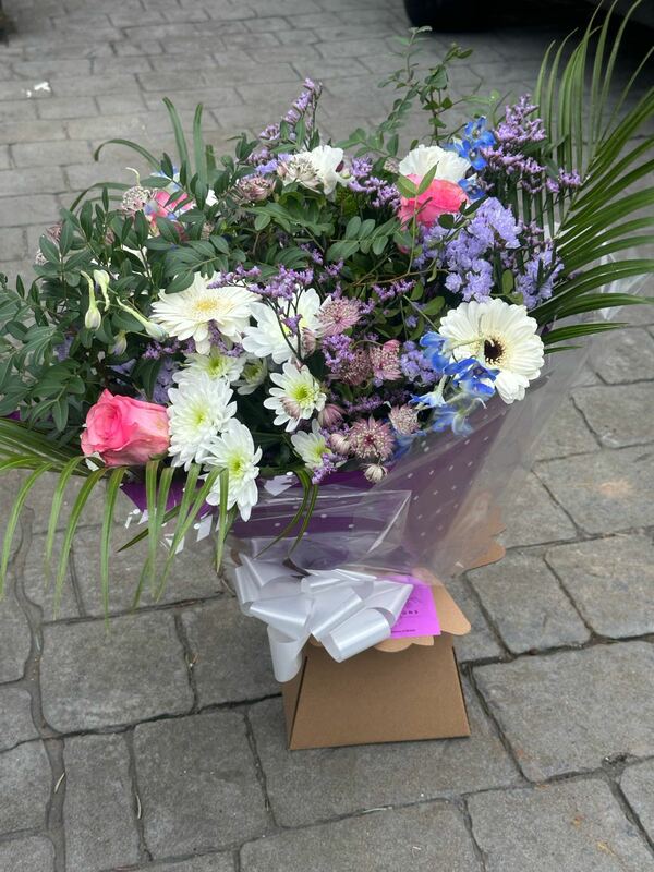 Flowers delivered to customer