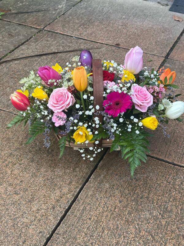 Flowers delivered to customer