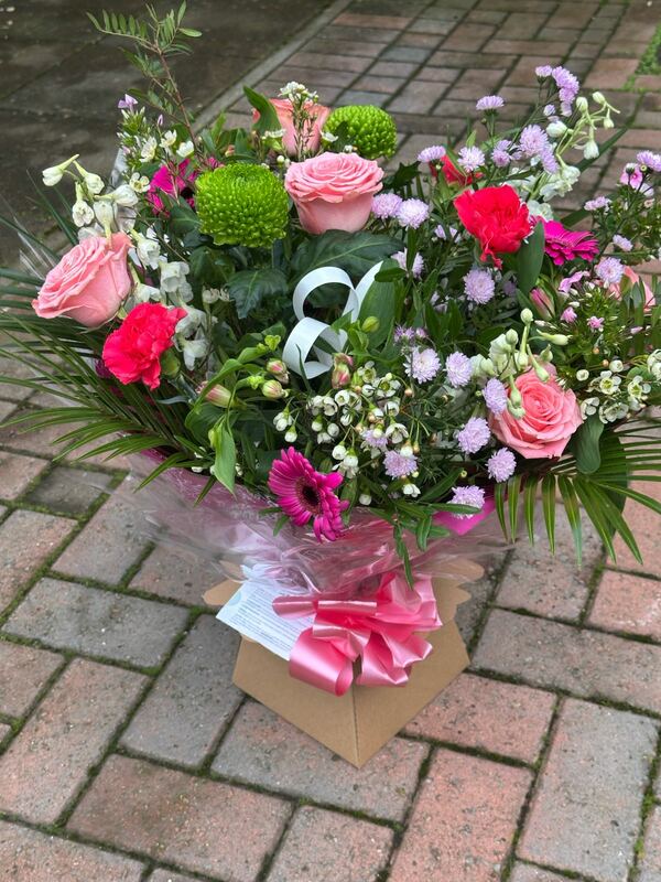 Flowers delivered to customer