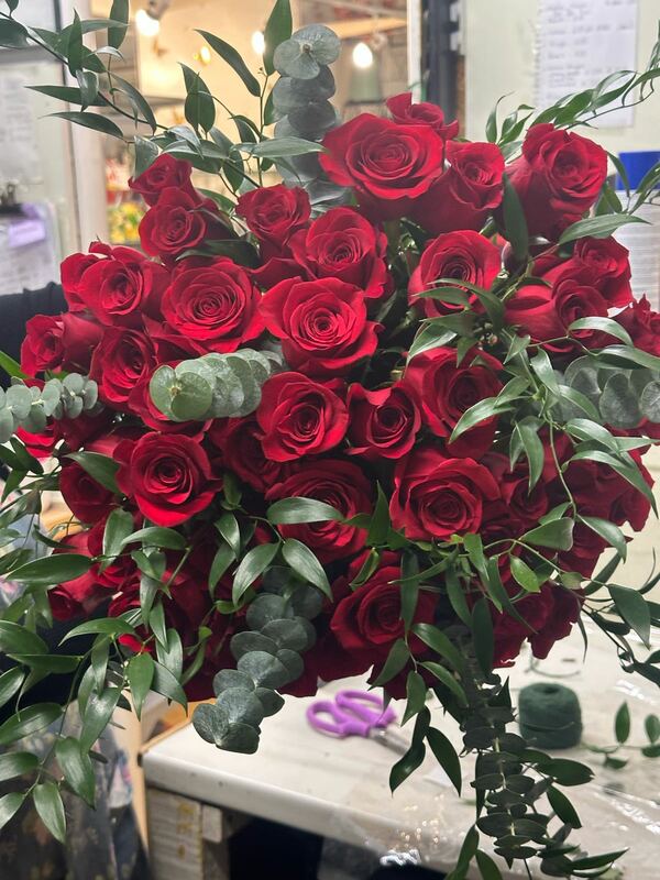 Flowers delivered to customer