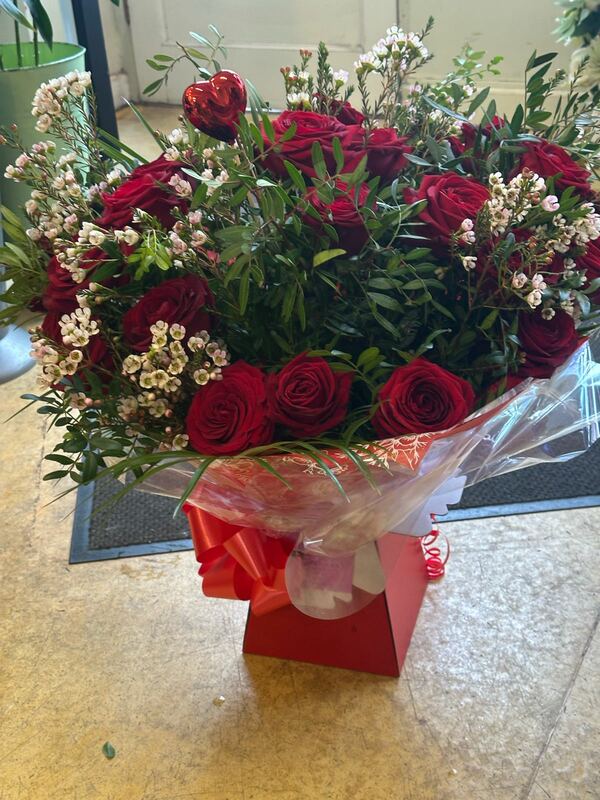 Flowers delivered to customer