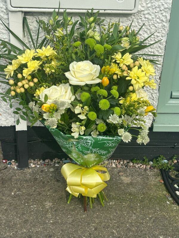 Flowers delivered to customer