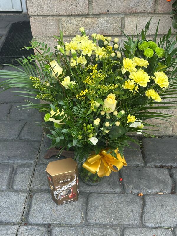 Flowers delivered to customer