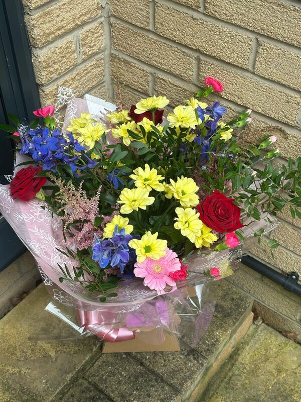 Flowers delivered to customer