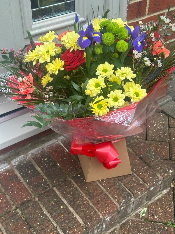 Flowers delivered to customer