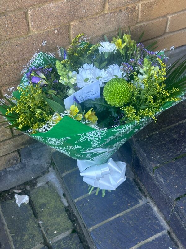 Flowers delivered to customer