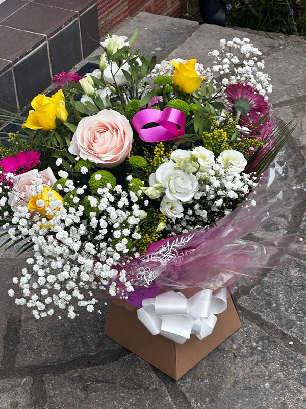 Flowers delivered to customer