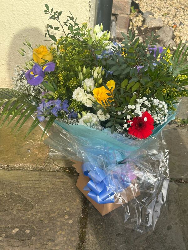 Flowers delivered to customer