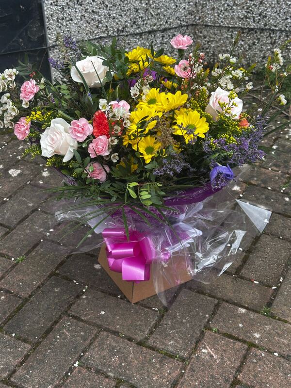 Flowers delivered to customer