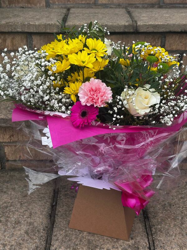 Flowers delivered to customer