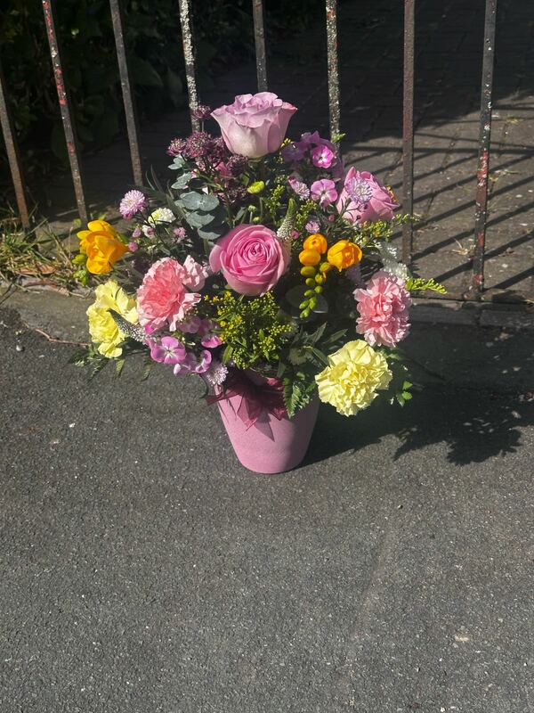 Flowers delivered to customer