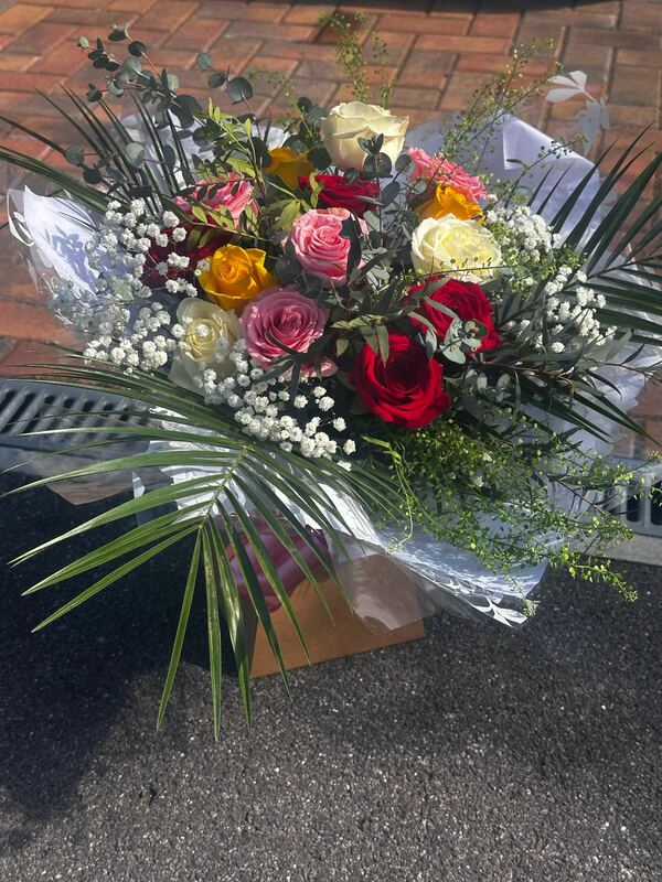 Flowers delivered to customer