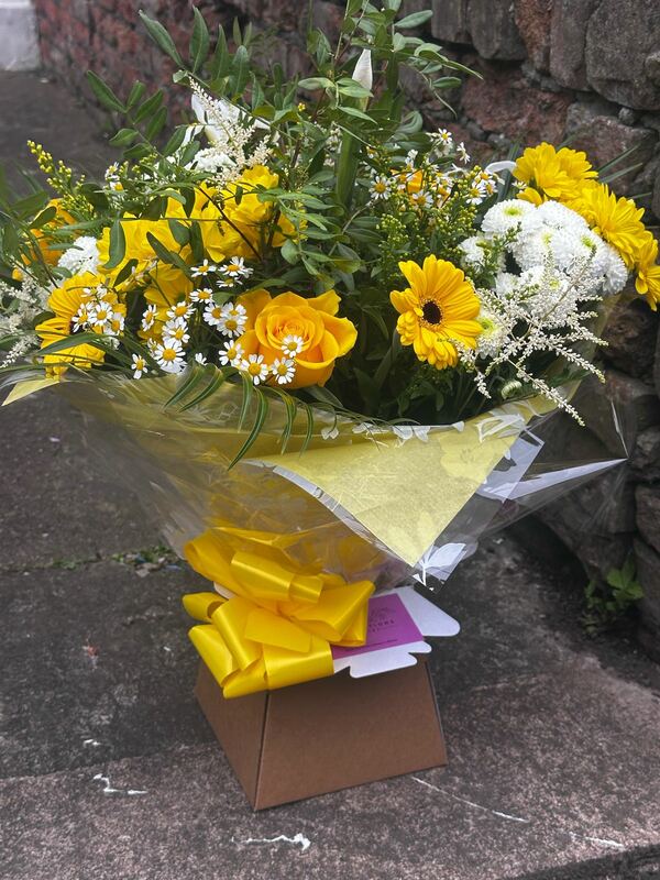 Flowers delivered to customer