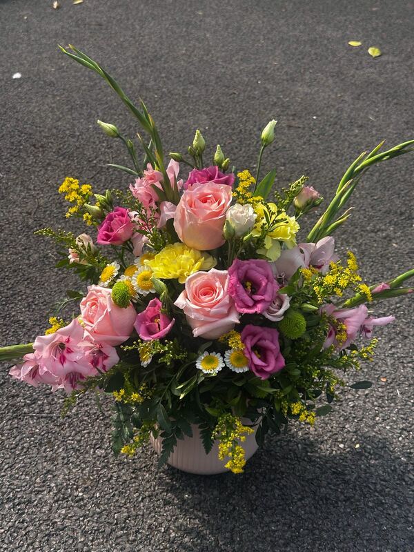 Flowers delivered to customer