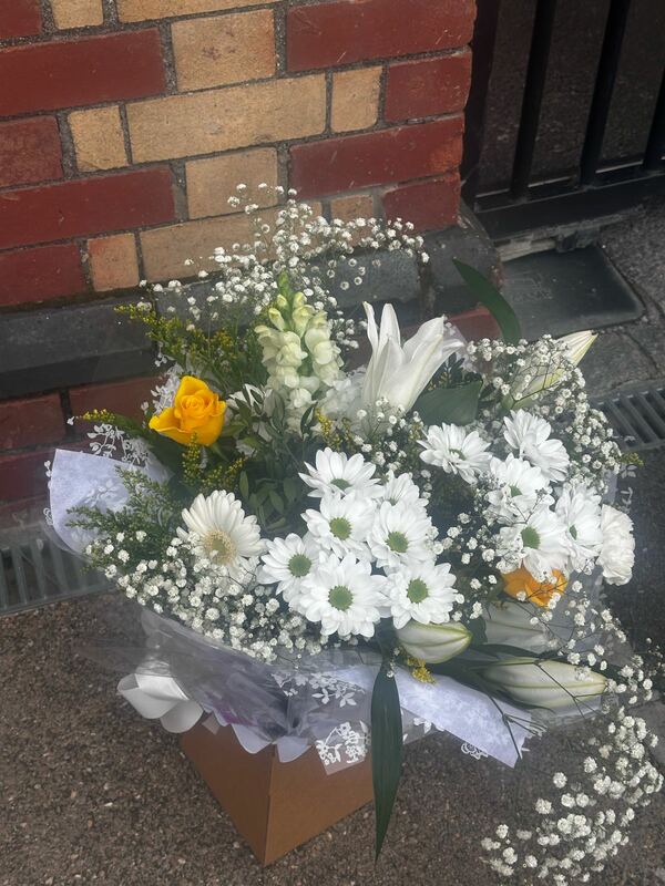 Flowers delivered to customer